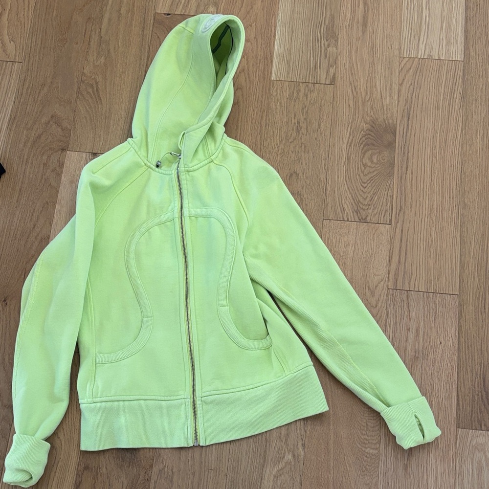Lululemon Athletica Lime Green Hoodie